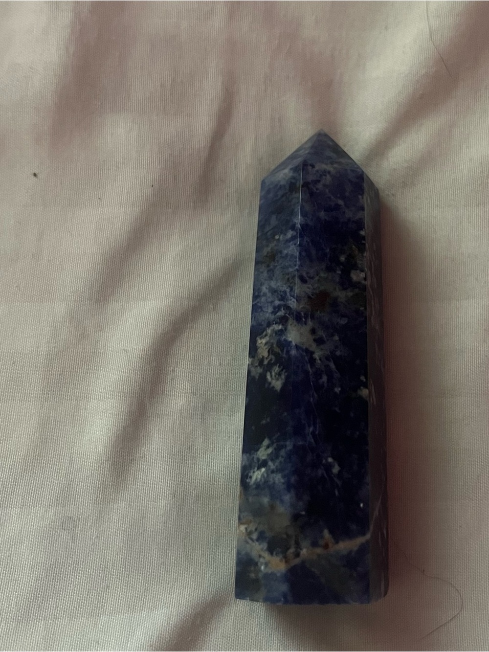 Dark blue point tower